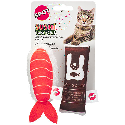 Spot - Sushi Take Out Cat Toy - 2 Pack