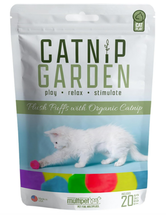 Catnip Garden - Organic Catnip Plush Puffs